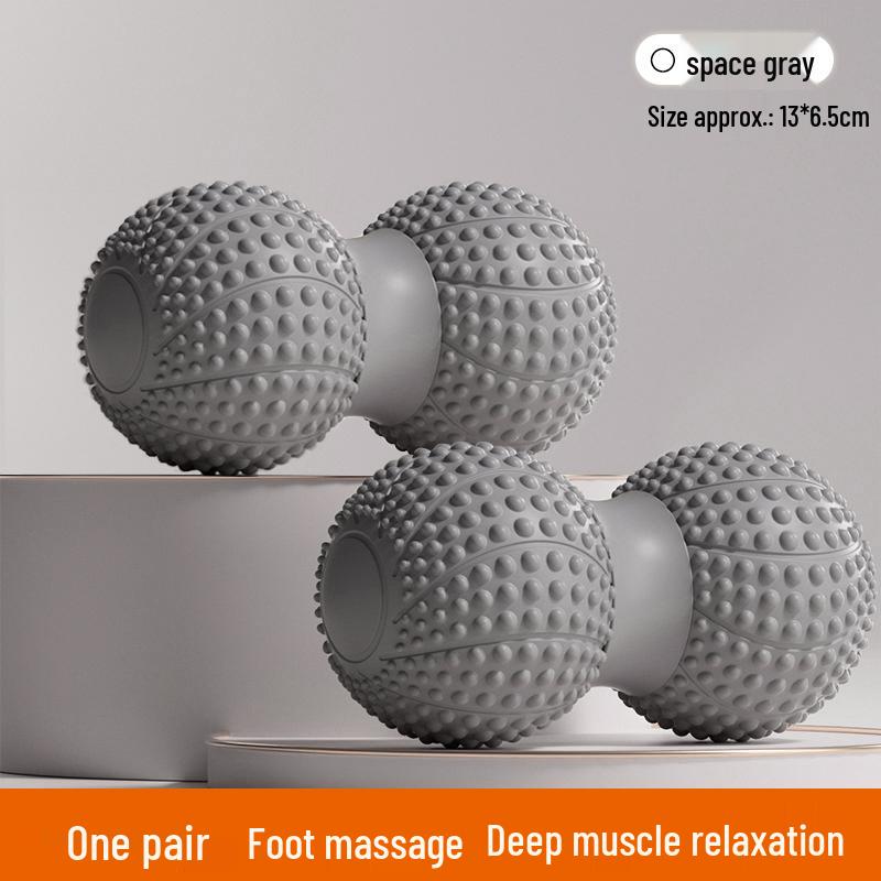 Peanut Fascia Ball: Foot, Lumbar & Neck Massage for Muscle Relaxation and Yoga Fitness.
