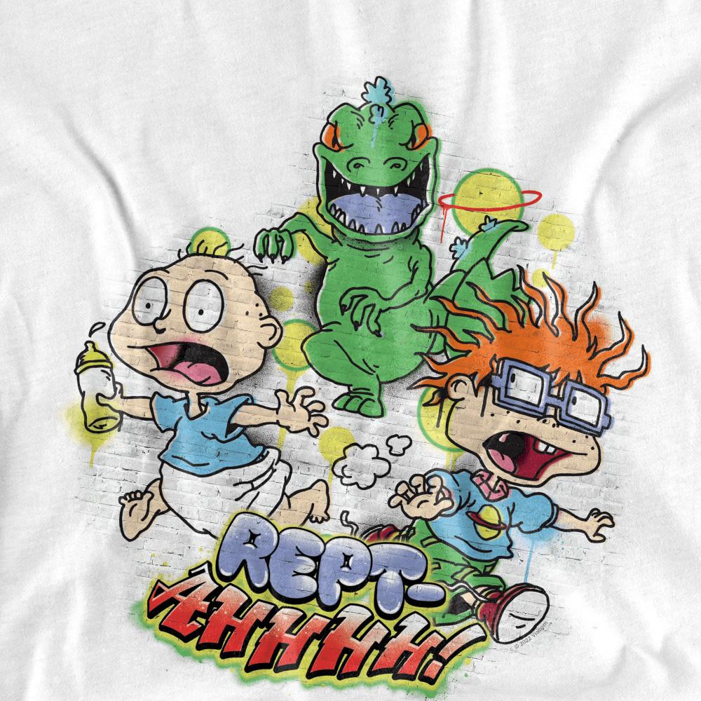 Rugrats Mens Rept-Ahhhhh! Tričko s Tommym a Chuckym