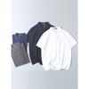 Clearance Sale of Foreign Trade Surplus Stock: Men's Short-Sleeve Polo Shirt with Embroidered Collar, Solid Color, Casual Style, Summer