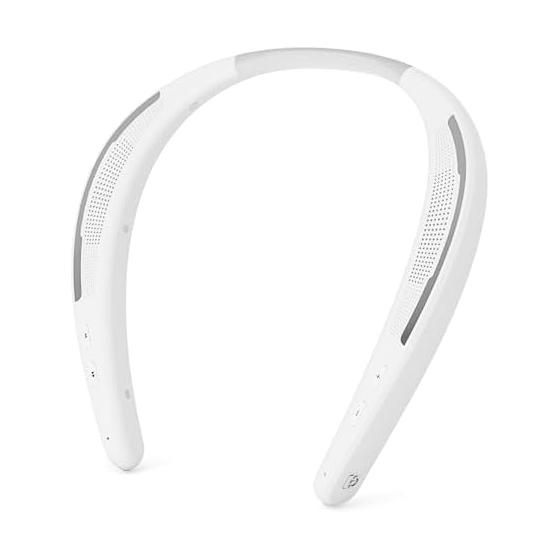 [Free Your Ears! Earaku Neck Speaker Bluetooth 5.3 Wireless Elderly Handheld Speaker Japanese Voice Guide Wearable Neck Speaker 88g Lightweight Neck