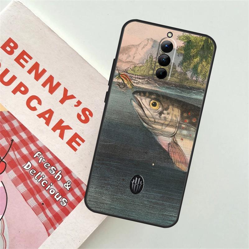 Trout Fishing Soft Case For ZTE Nubia Red Magic 9 Pro Plus 8 8S Pro 6S 7S 6 7 Pro 5S 5G 6R Back Cover