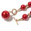 European and American Simple Diamond-encrusted Imitation Pearl Necklace Atmospheric Short Collarbone Chain Necklace