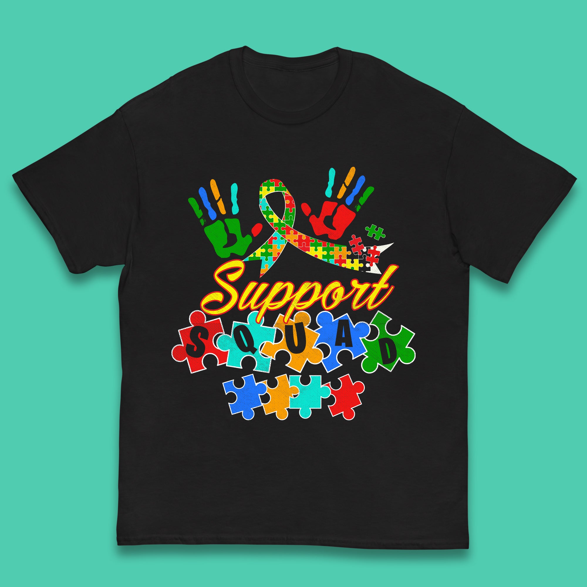 Autism Support Squad Kids T-Shirt 150