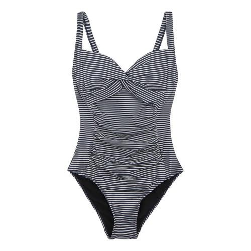 

Regatta Womens/Ladies Stripe Seersucker Tummy Control One Piece Swimsuit