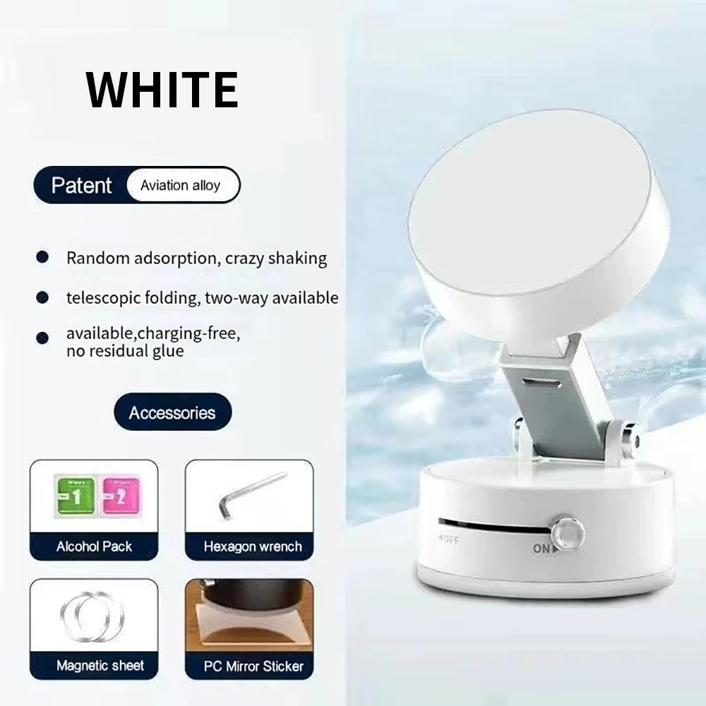 Universal 360° Vacuum Magnetic Suction Cup Folding Swivel Stand Dashboard Windshield Rotation for Car Smartphones Support Frame