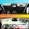 Windshield Sunshade for Benz Smart Fortwo Forfour 453 451 450 2016-2021 Front Window Sun Shade Foldable Reflective Sun Visor Custom Sunscreen UV
