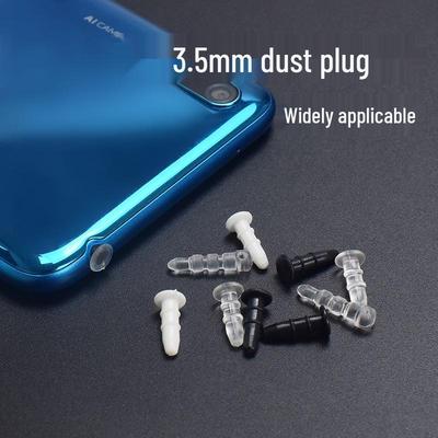 3.5mm Headphone Jack Dust Plug - PE Rubber Stopper for Phone & Computer Audio Ports