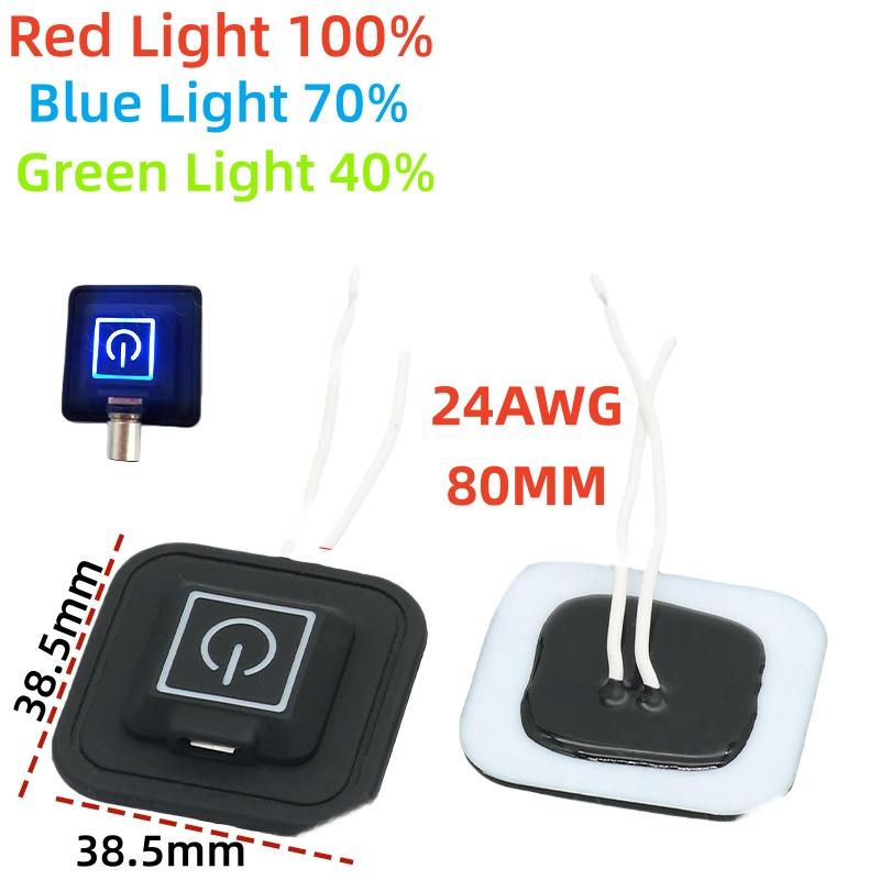 1Pcs 3 Speed Button Switch Heated Vest Pants Electirc Heating Waistband Diy Temperature Controller Universal Button Switch