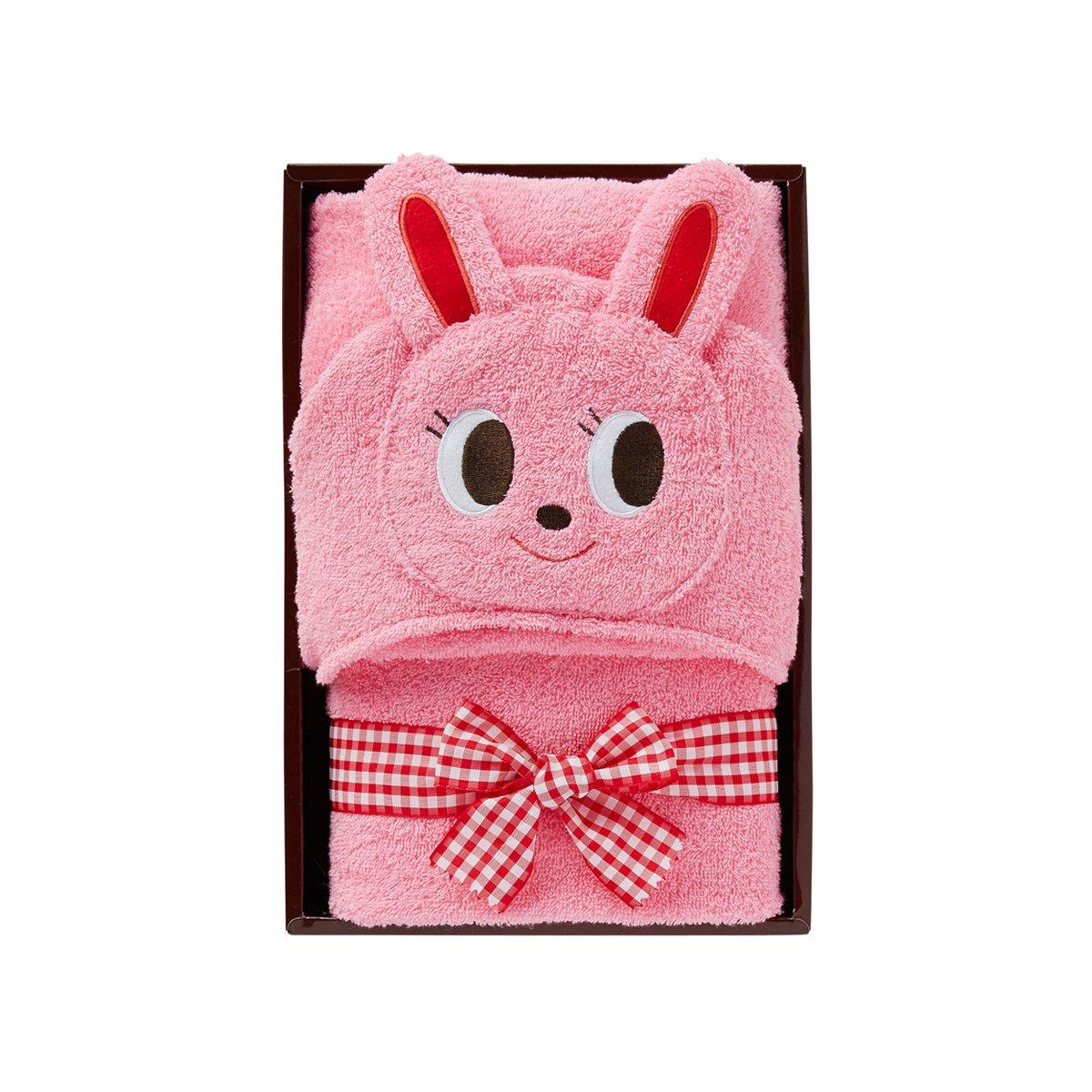 

MIKI HOUSE Gift Towel for Boys and Girls Pink 10-8914-560 - розовый