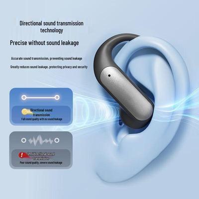 M118 Bone Conduction Bluetooth Earphones: Wireless In-Ear, High-Quality Sound, Noise Reduction, Gaming Low Latency, Digital Battery Display.