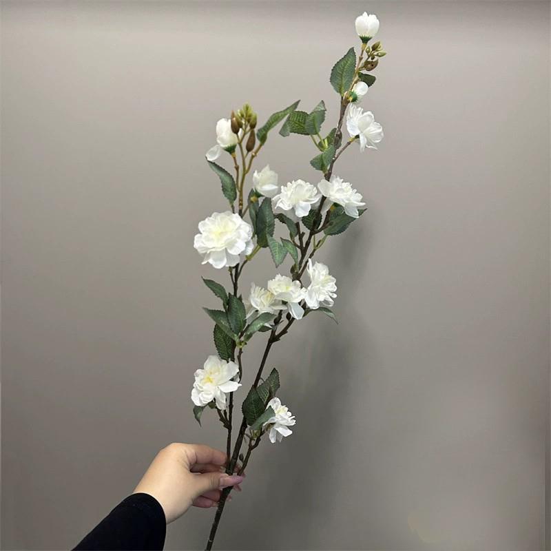 

90см Искусственный Цветок Шелковая Имитация Букеты Персикового Цвета для Дома Стола Свадебной Арки Украшение для Вечеринки Задний План Искусственный Цветок белый