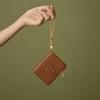 [STAMP] Brown Stamp Chain Strap Wallet AAHO6F457W2