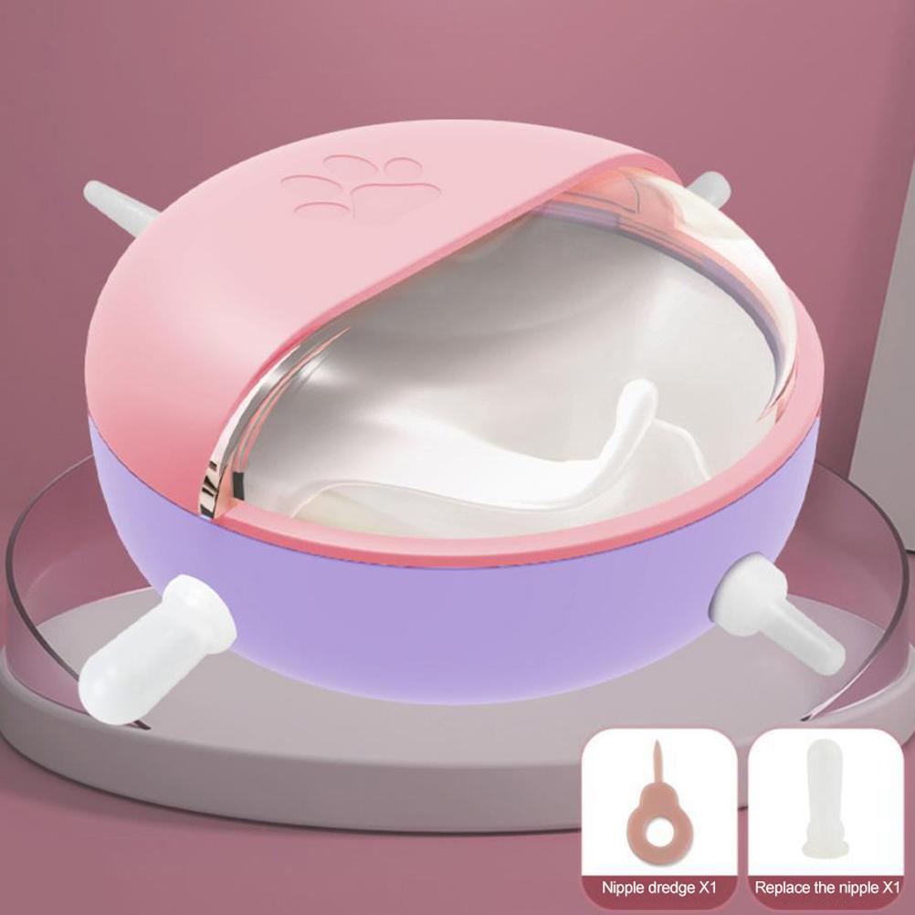 Puppy Kitten Silicone Feeder Soft Puppy Milk Feeder for Feeding Small Pets