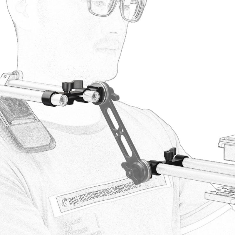 Leichter 15mm Stangenklemme Railblock für DSLR-Kamera 15mm Schienenstützsystem Universelle DSLR-Kamerabasisplatte Ersatz