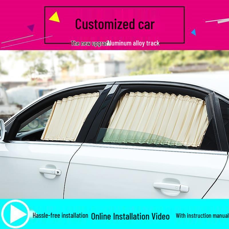 Honda Accord 8th Gen & Civic Car Sunshades: Heat Insulation Curtains for Fit, Vezel, and Crider Models