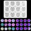 12 Tierkreiszeichen Konstellation Harzformen Rund Stern Tierkreiszeichen Epoxid Silikon Gussform für DIY Schmuck Handwerk Herstellungszubehör