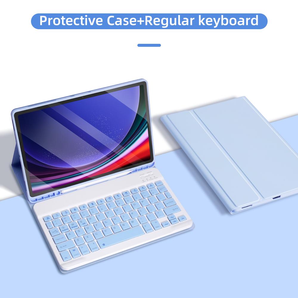 Keyboard Case for Samsung Galaxy Tab S10 Lite 10.9 Inch SM-X400 X406B Bluetooth Keyboard Cover for Tab S10 Lite Case Funda