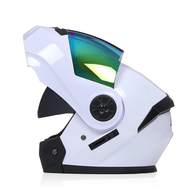 Modular Flip-Up Motorcycle Helmet With Dual Visors All-Season Riding Street Touring Commuting
