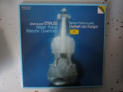 LP Record JOHANN STRAUSS JR. JOSEF STRAU H  Walzer  Polkas  Mrsche  Ouvert 910794 Deutsche Grammo 1981 Germany Classical Used