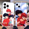 Manga Ranma 12 Phone Case For iPhone 16,15,14,13,12,11 Pro,Max,Plus,X,XS,XR,SE,Mini Transparent Silicone Soft