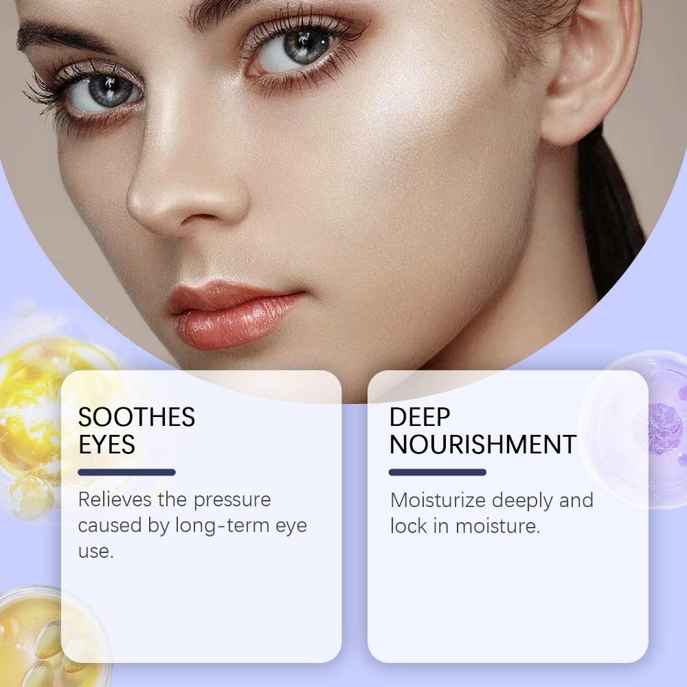 Hydratační a zpevňující oční maska pro šetrnou péči o pleť