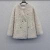 Fur integrated coat new fashion temperament winter thickened women's warm curly coat