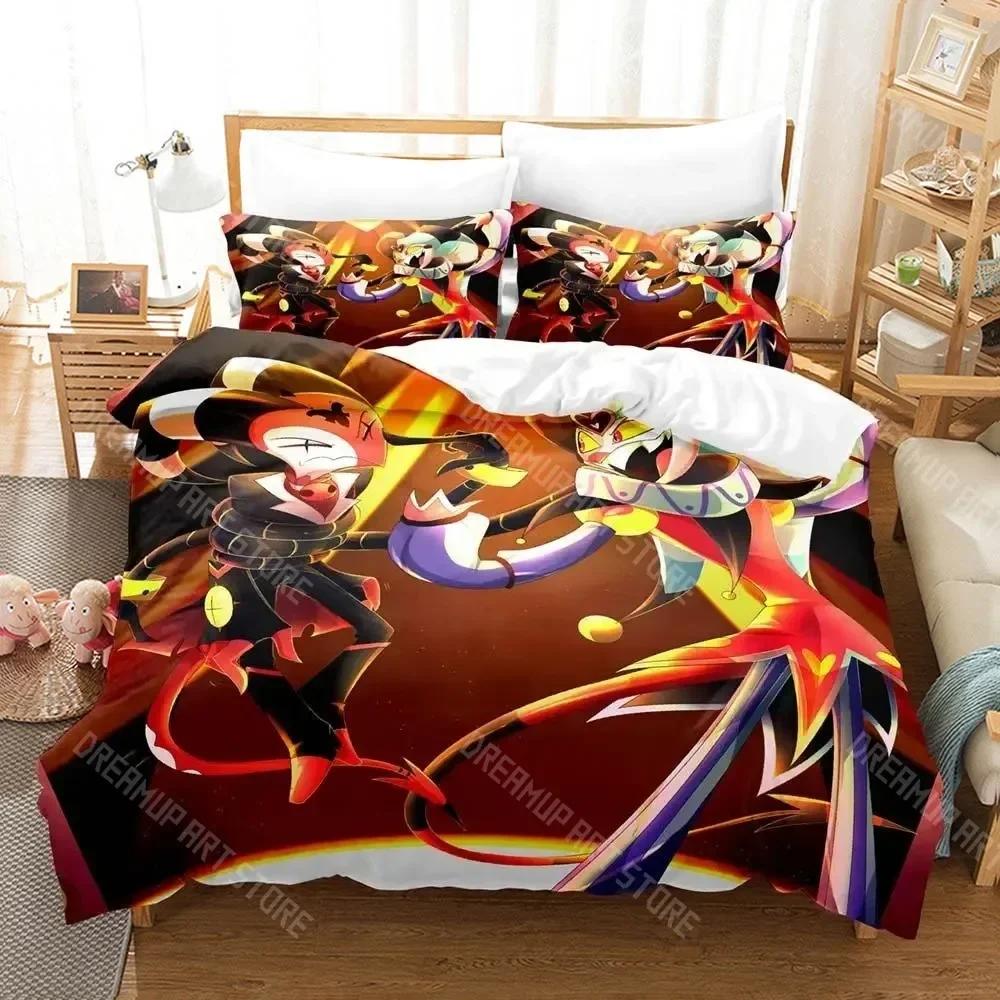 3D Print Blitzo Boss Bedding Set Single Twin Full Queen King Size Bed Set Adult Kid Bedroom Duvetcover Sets Anime