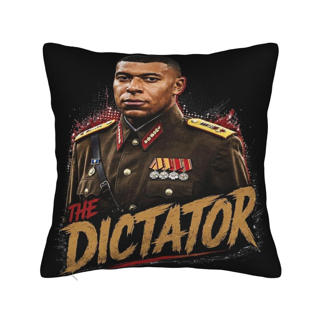Decorative Pillow Cover KM Mbappes Dictador Meme Merch Sofa Throw Pillow Case Cover Square Multiple Sizes