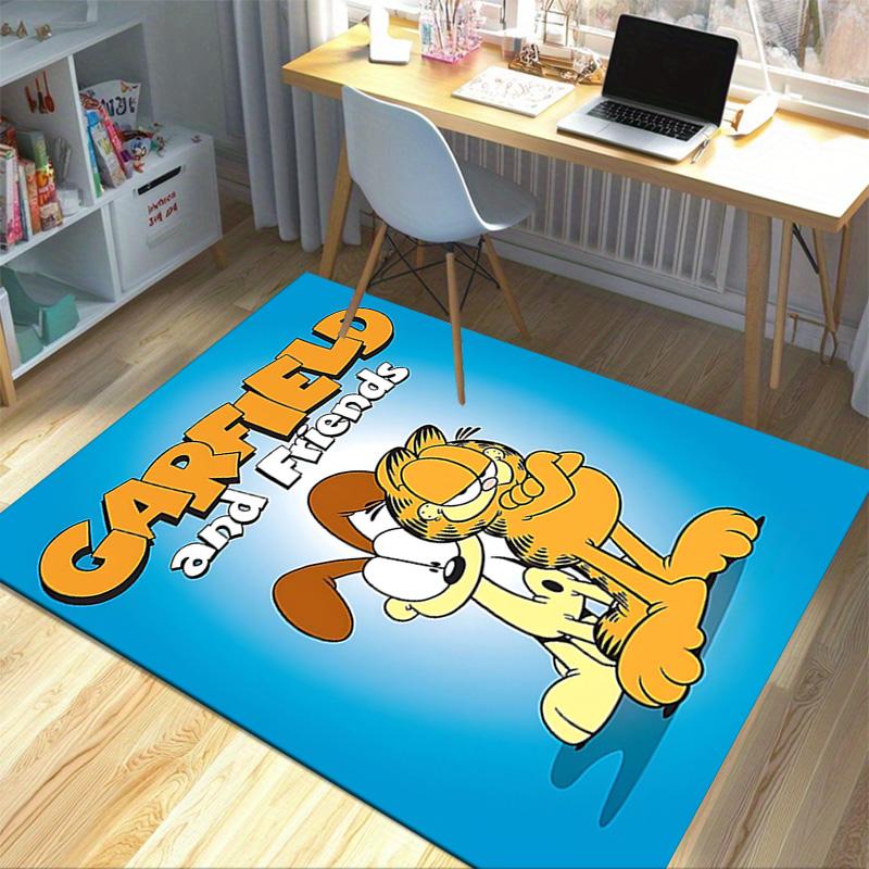 Garfield'S Playful Pals Carpet For Playroom Bedroom Living Room Sofa Home Decorkids Game Area Rug Nonslip Floor Mat