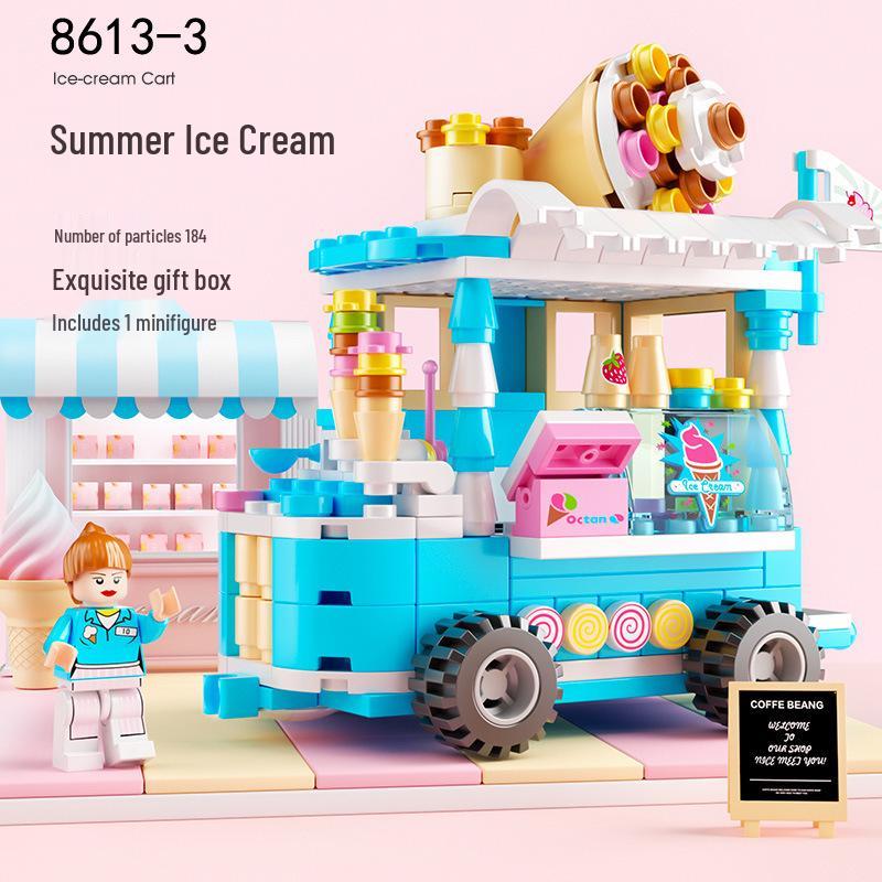 6-in-1 Kids' Building Block Set: Train, Robot, Tank, Police - Compatible Blocks for Boys & Girls