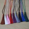 New Fashion Boho Long Fringe Tassel Necklaces Women Collier Glass Beads Crystal Statement Collar Bohemian Zircon Gifts