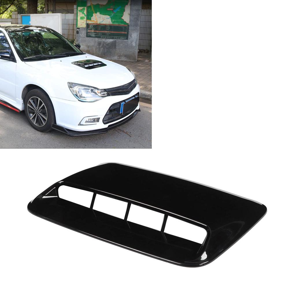 Bonnet Air Vent Grille, Universal Black Unchangeable Hood Scoop Cover