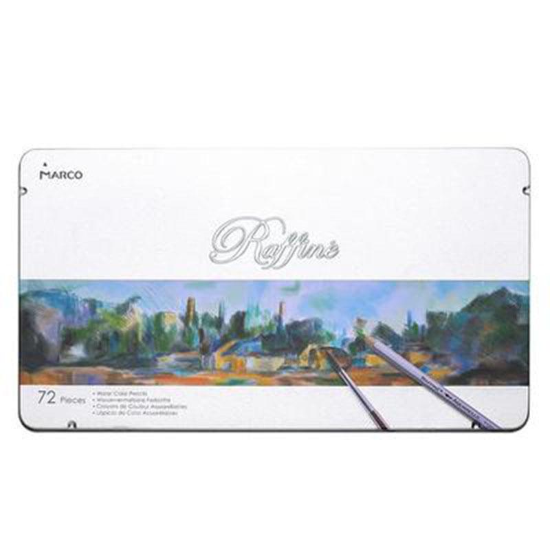 Marco 7120 Water-Soluble Colored Pencils: 48 or 72 Watercolor Options for Art and Painting.