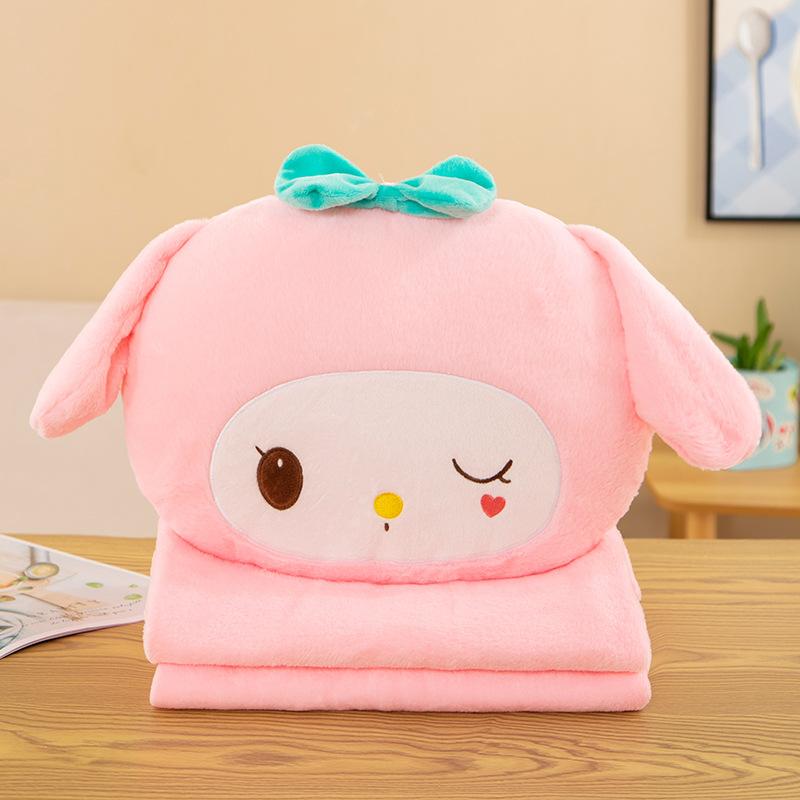 Car Throw Pillow Blanket Dual-purpose Two-in-one Office Multi-function Lunch Break Air Conditioner Quilt Plush Toy Throw Pillow