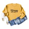 Stronger Than the Storm Printed Round Neck Sweatshirt - Autumn/Winter Collection