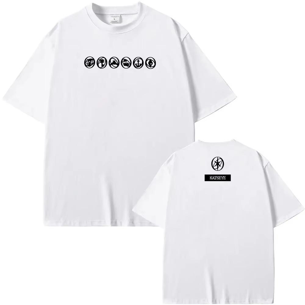 Koreanische Girlgroup KATSEYE T-Shirt Damenbekleidung Mode T-Shirt Rundhals Hohe Qualität Damenbekleidung T-Shirts Sänger Gleicher Stil Retro Oberteile