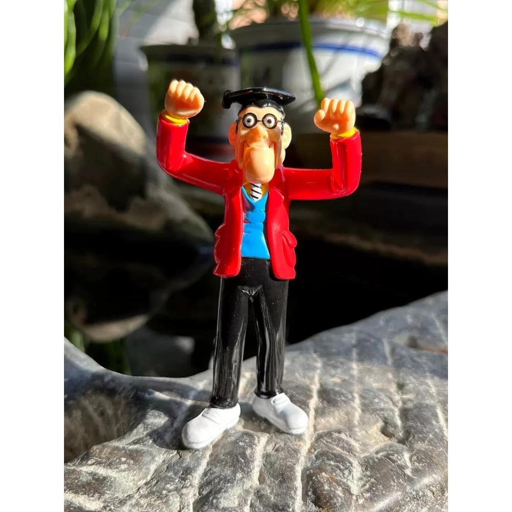 Gimbal Wheel Mini Clockwork Double Decker Bus Tractor Locomotive Track Car Beano Retro J.Perry Acrobatics Toys Figures