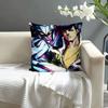Anime JOJO Bizarre Adventure Pillow Case Square Pillow Bedroom Sofa Leisure Comfort Cushion Car Living Room Home Decoration