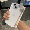Luxury Bling 3D Diamond Bowknot Phone Case For iPhone 17 16 15 14 13 12 11 Pro Max XR XS 7 8 Plus Clear Acrylic Shockproof Cover