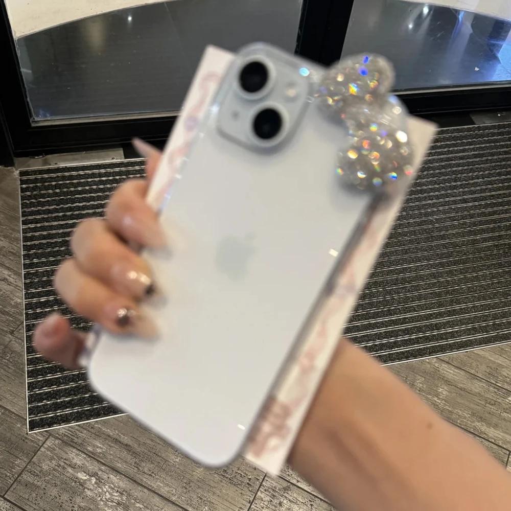 Luxury Bling 3D Diamond Bowknot Phone Case For iPhone 17 16 15 14 13 12 11 Pro Max XR XS 7 8 Plus Clear Acrylic Shockproof Cover