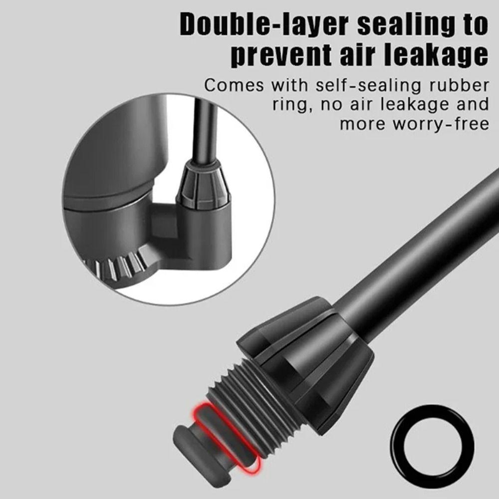 80/120CM Tire Inflator Nozzles Universal Air Pump Connector Air Pump Hose  Bike Pump Accessories