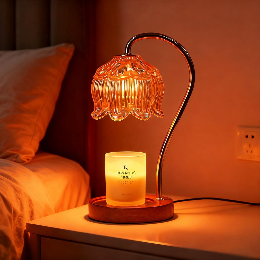 Lampă Romanticaromatherapy pentru Topit Ceară Lampă pentru Topit Lumânări Dormitor Lampă pentru Topit Ceară Poate Fi Temporizată Dimare Lampă Aromaterapie Parfum Cadou de Ziua de Naștere