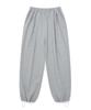 COVERNAT Double-Pleat Real Wide Fit Sweatpants Melange Gray
