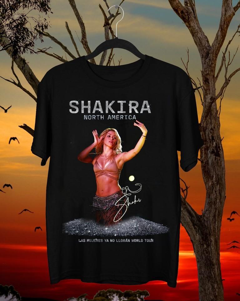 

NEW Shakira Tour 2025 Collection Gift For Fans to 5XL Balck Tshirt Unisex T-Shirt L