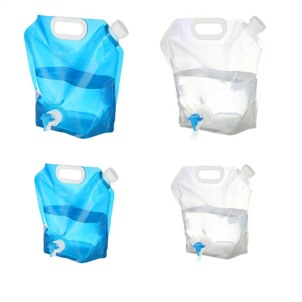 5L/10L Folding Water Bag Bucket Portable Large Camping Water Container Outdoor Hiking Sports Drinking Water Storage Bags