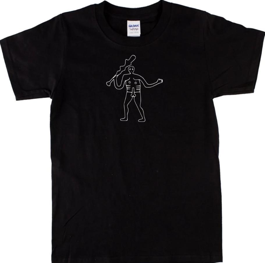 

Cerne Abbas giant T-Shirt - Hill Figure, Folklore Unisex Shirt Unisex T-Shirt XXL