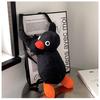 Penguin Cartoon Kids Backpack With Breathable Nylon And Animal Pattern For Preschool Children
