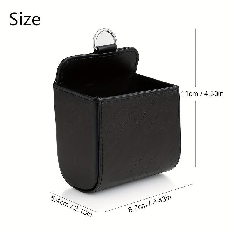 1PC Car air outlet miscellaneous bag, car interior box, car storage box, hanging bag, sheepskin air outlet storage box