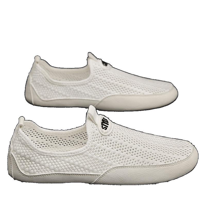 Summer breathable thin mesh hollow mesh shoes mesh sports soft sole light casual shoes