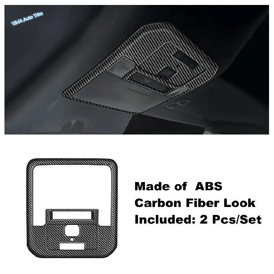 Car Gear Shift Knob / Roof Reading Lights / Air AC Outlet Vent Cover Trim For Toyota Tacoma 2024 2025 Carbon Fiber Accessories